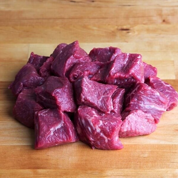 Grow & Behold Beef Cubes for Kabobs | 1 pkg x 2 | 1.8 - 2.2 lbs