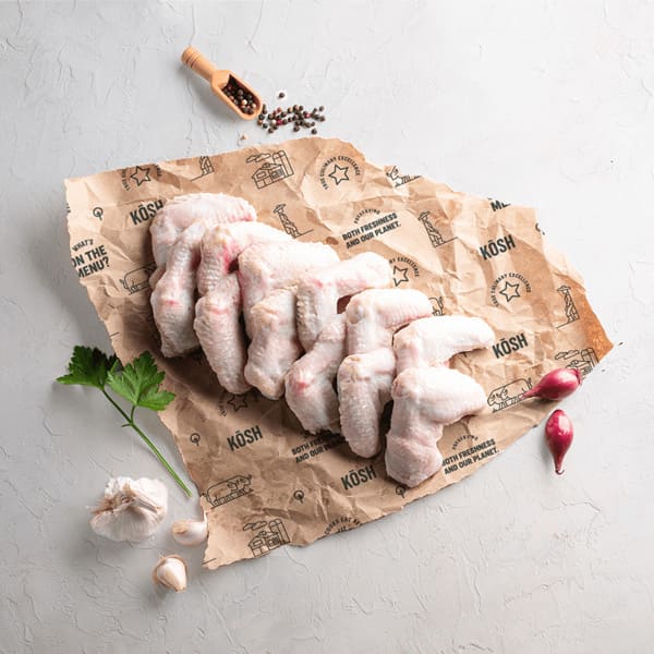 KOSH Chicken Wings | 10-16 pcs x 1 | 1.75 - 2.25 lbs