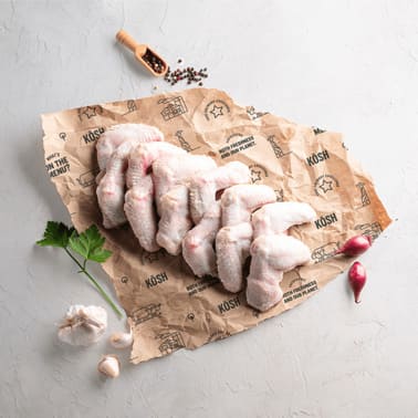 KOSH Chicken Wings | 10-16 pcs x 1 | 1.75 - 2.25 lbs