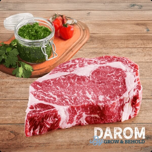 Darom Beef Ribeye Steak (Boneless) 1.25" | 1 pc x 2 | 1.8 - 2.2 lbs