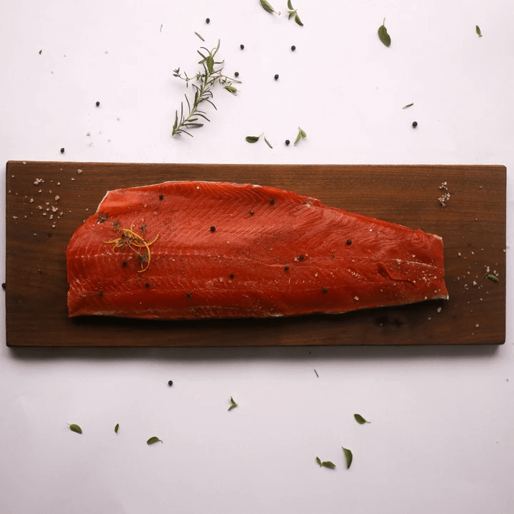 Wild Salmon Filet Skin On - Full Side 1.25