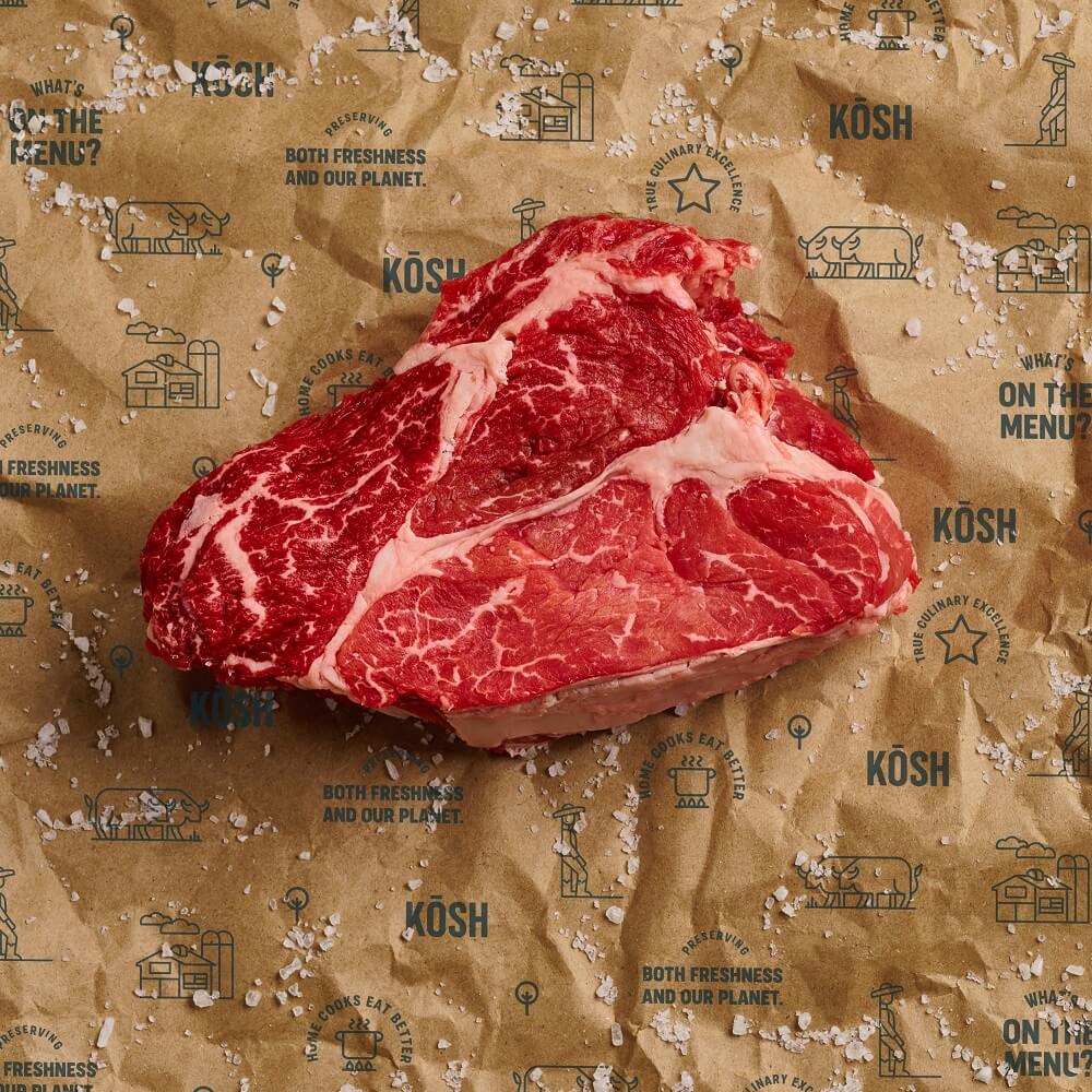 KOSH Beef Chuck Eye Steak | 2 pcs x 1 | 1.25 - 1.75 lbs