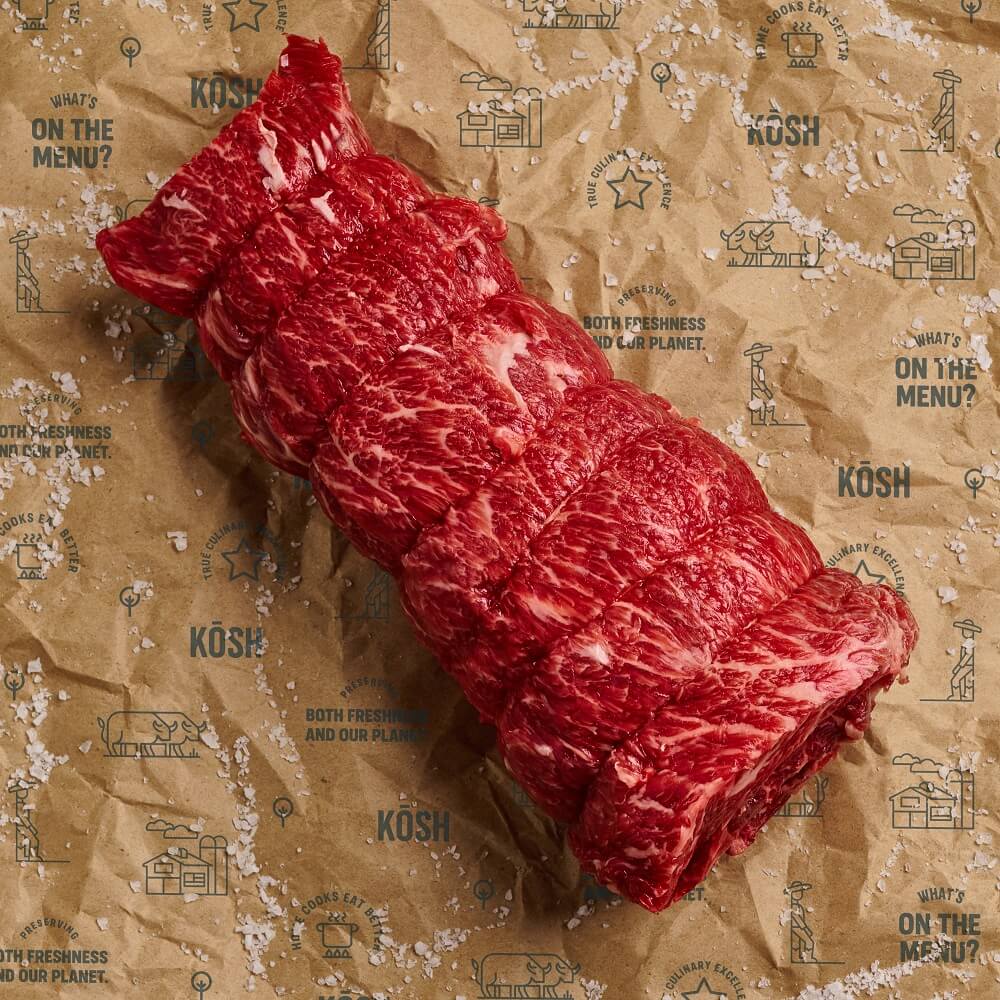 KOSH Beef Flanken Roast (Boneless) | 1 pc x 1 | 1.75 - 2.25 lbs