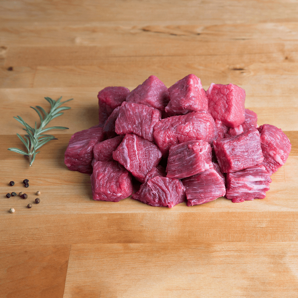 Grow & Behold Beef for Stew | 1 pkg x 2 |1.8 - 2.2 lbs