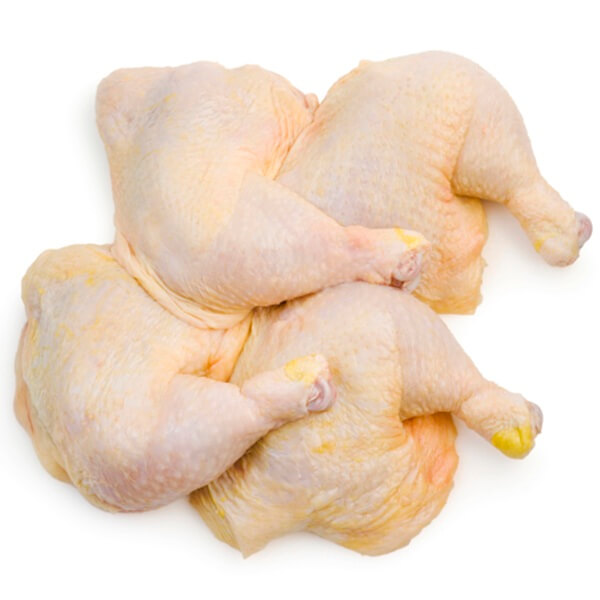 Free-Range Certified Organic Chicken Leg Quarters | 4 pcs x 1 | 2.75 - 3.75 lbs