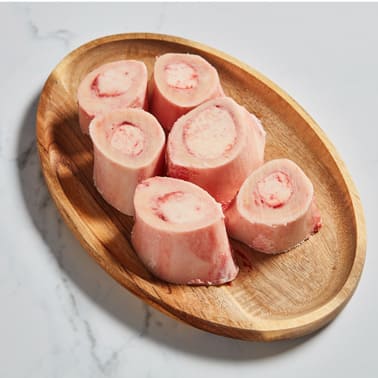 Marble & Grain Beef Marrow Bones, Cross-Cut | 3-6 pcs x 1 | 1.75 - 2.25 lbs