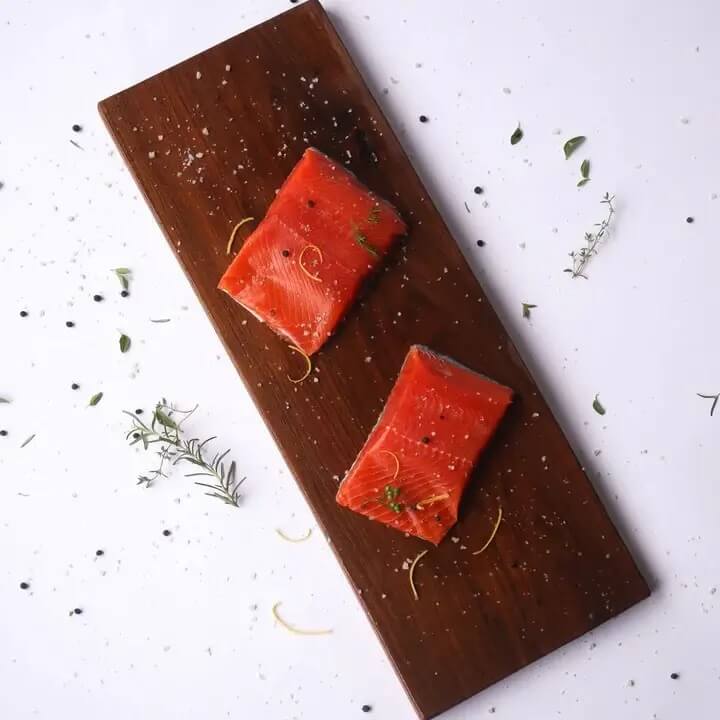 Wild Salmon Filet Skin On  6 oz