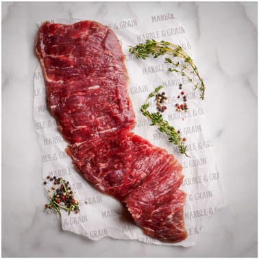 Marble & Grain Beef Skirt Steak | 1 pc x 1 | 1 - 1.5 lbs